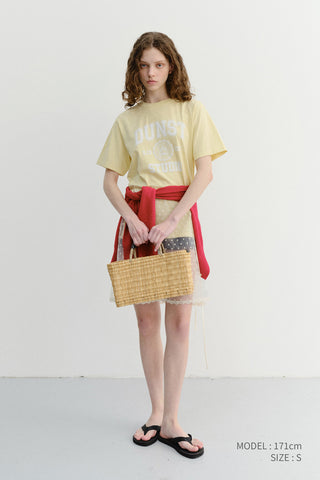UNISEX CLASSIC LOGO T-SHIRT LEMON