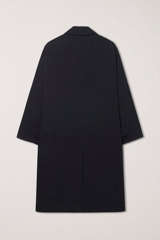 UNISEX REFINED MAC COAT BLACK