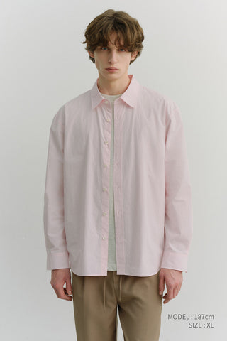 UNISEX SOFT POPLIN SHIRT SOFT PINK
