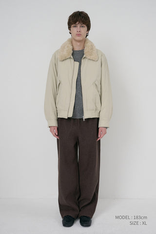 UNISEX FLIGHT PADDED JACKET BEIGE