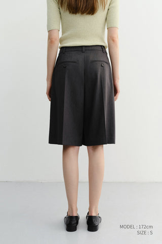 BERMUDA SHORTS CHARCOAL GREY