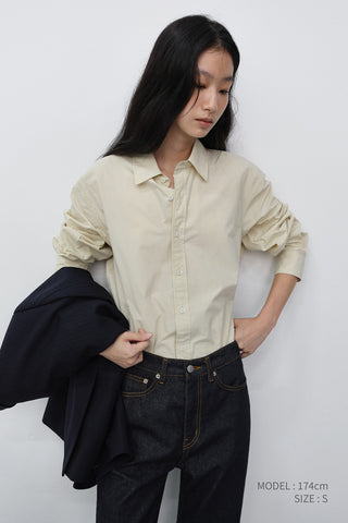 UNISEX REFINED COTTON SHIRT BUTTER