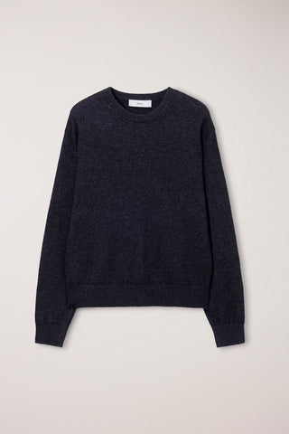 UNISEX ESSENTIAL CREWNECK SWEATER CHARCOAL GREY