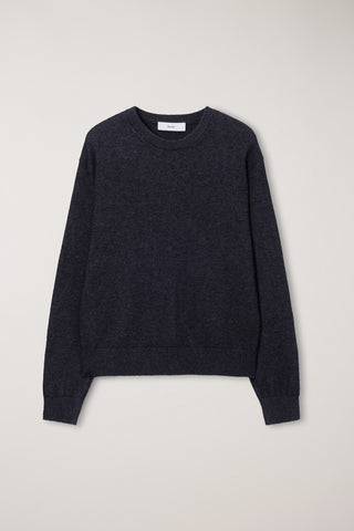 UNISEX ESSENTIAL CREWNECK SWEATER CHARCOAL GREY