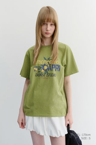 UNISEX LIMONCELLO T-SHIRT OLIVE GREEN