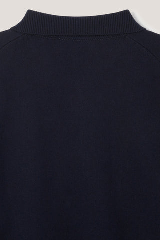 UNISEX CASHMERE COLLARED SWEATER NAVY