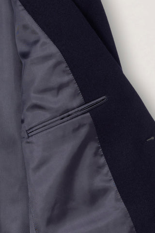 UNISEX CLASSIC 2 BUTTON WOOL BLAZER NAVY