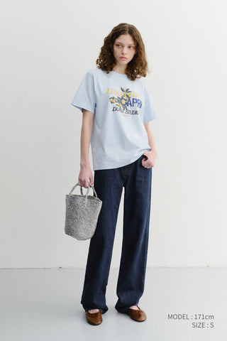 UNISEX LIMONCELLO T-SHIRT SOFT BLUE