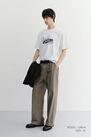UNISEX VINYL T-SHIRT OFF WHITE