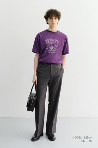 UNISEX CUPID ARCH LOGO T-SHIRT DEEP PURPLE