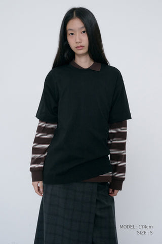 PLEATS MIDI WRAP CHECKED SKIRT CHARCOAL GREY CHECK