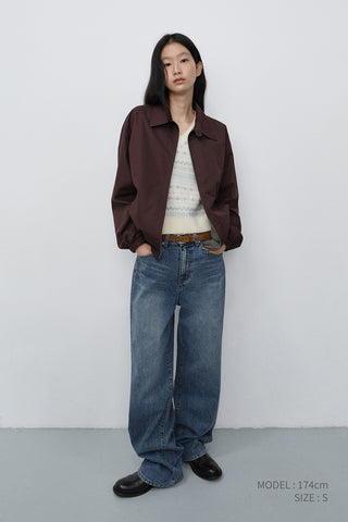 RELAXED WIDE JEANS CLASSIC BLUE
