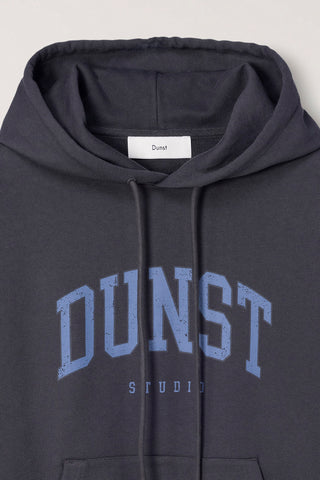 UNISEX ARCH LOGO HOODIE CHARCOAL GREY
