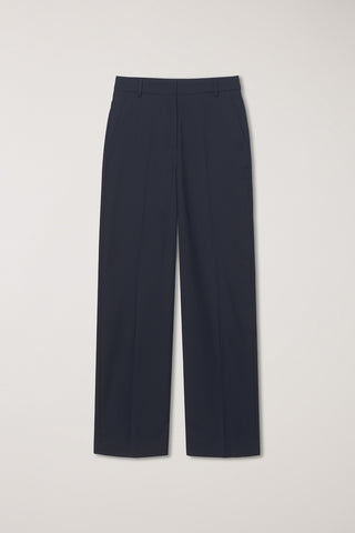 STRAIGHT SLACKS NAVY