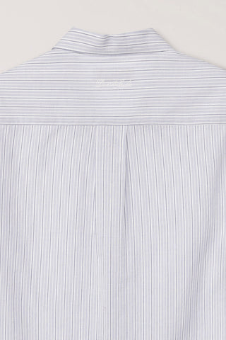 UNISEX HOLIDAY STRIPED SHIRT SOFT BLUE STRIPE