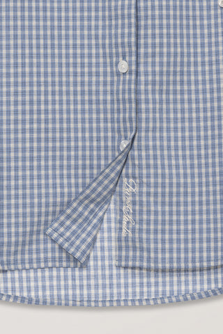 2-WAY ESSENTIAL CHECKED SHIRT BLUE CHECK