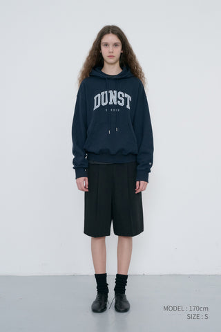 UNISEX ARCH LOGO HOODIE FRENCH NAVY