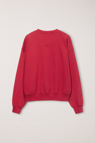 UNISEX GARMENT DYED SWEATSHIRT RED
