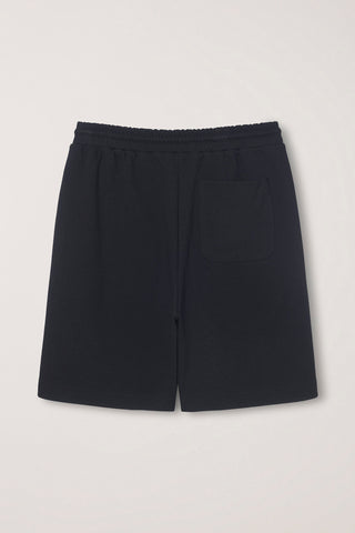 UNISEX LOGO SWEAT SHORTS BLACK