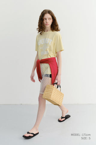 UNISEX CLASSIC LOGO T-SHIRT LEMON