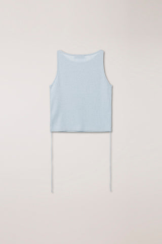LAYERING KNIT TOP SOFT BLUE