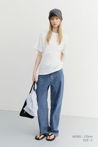 SUMMER STRAIGHT JEANS CLASSIC BLUE