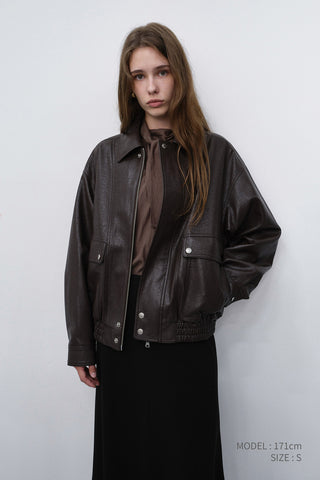 TIE BLOUSE BROWN