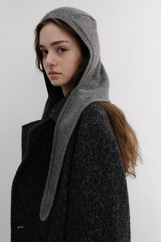 BABUSHKA SCARF MELANGE GREY