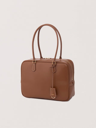 CLASSIC 28 LEATHER BAG TAN
