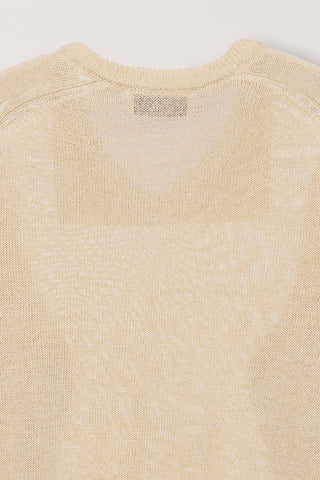 UNISEX V-NECK SWEATER BUTTER