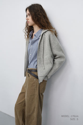 UNISEX INFORMAL SHIRT BLUE STRIPE