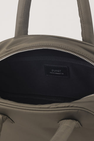 NYLON BOSTON TOTE BAG KHAKI