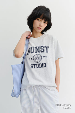 UNISEX CLASSIC LOGO T-SHIRT LIGHT MELANGE GREY