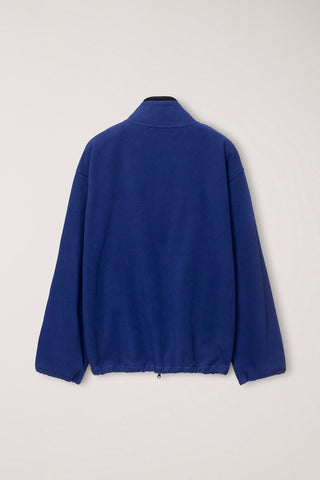 UNISEX ZIP-UP FLEECE SWEATSHIRT BLUE NAVY