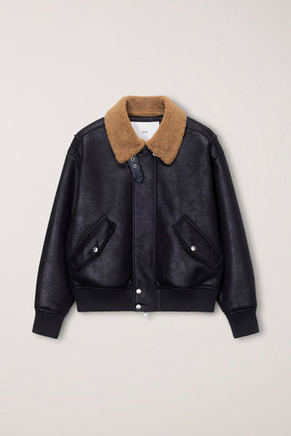 UNISEX VOLUME AVIATOR BLOUSON BLACK