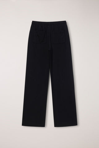 SUMMER WIDE JOGGER PANTS BLACK
