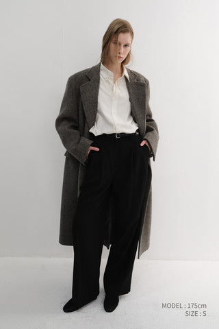 WINTER FLANNEL SLACKS BLACK