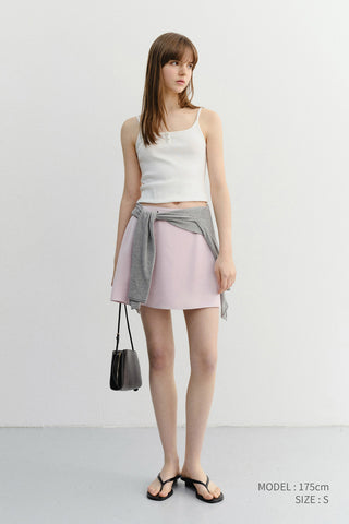 PETIT SLEEVELESS TOP OFF WHITE