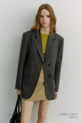 LAYERING KNIT TOP OLIVE GREEN