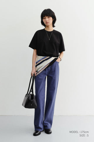 UNISEX ESSENTIAL LOOSE T-SHIRT BLACK