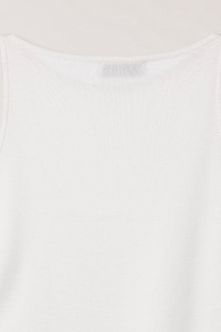 LAYERING KNIT TOP OFF WHITE