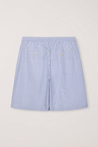 UNISEX PAJAMA BERMUDA SHORTS BLUE STRIPE