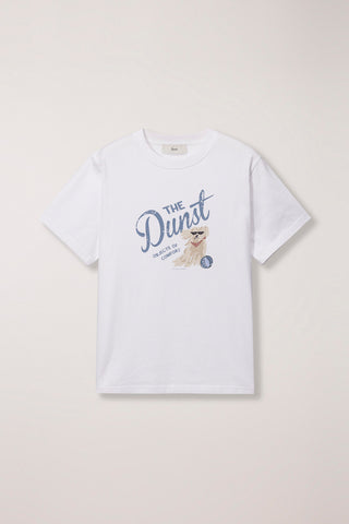 UNISEX DRAWING PUPPY T-SHIRT OFF WHITE