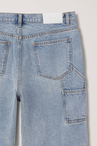 CLASSIC CARPENTER DENIM SHORTS LIGHT BLUE