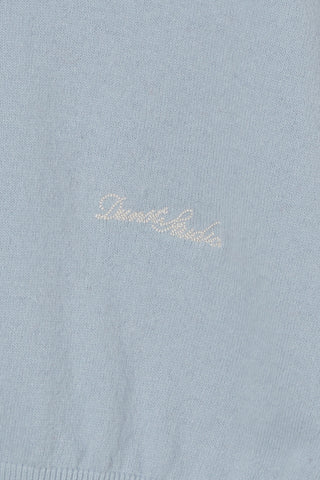 UNISEX SOFT V-NECK SWEATER SOFT BLUE
