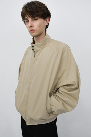 UNISEX VOLUME HARRINGTON JACKET BEIGE