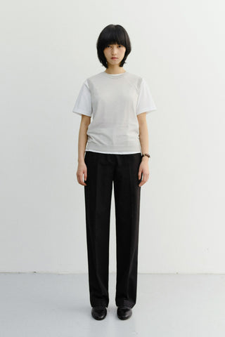 SUMMER STRAIGHT CHINO SLACKS BLACK
