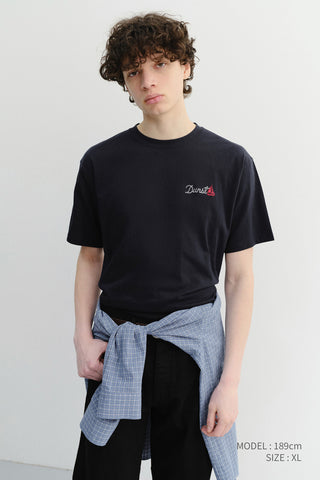 UNISEX MARINE LOGO T-SHIRT FRENCH NAVY