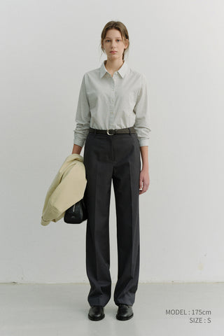 2-WAY ESSENTIAL CHECKED SHIRT SOFT BLUE CHECK