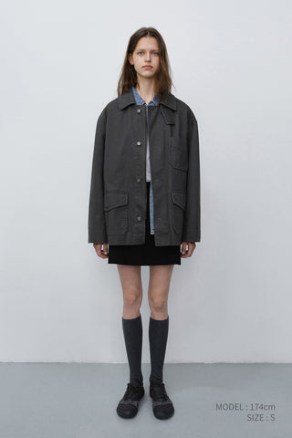 UNISEX CHORE JACKET SEPIA